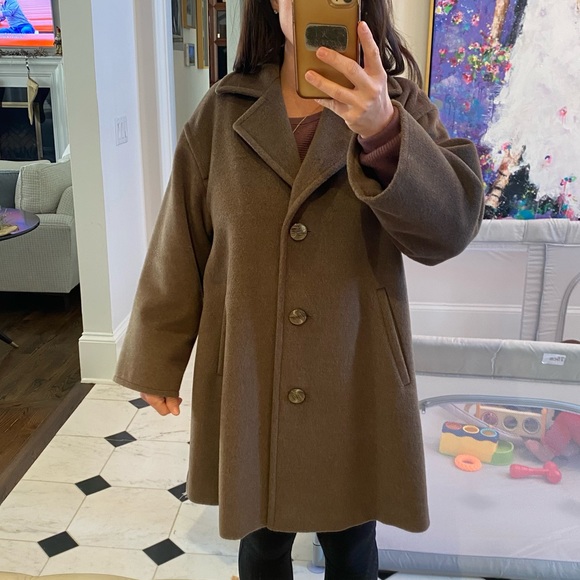 Max Mara brown wool 3/4 length 100% wool coat - Picture 13 of 13